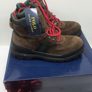 Polo Ralph Lauren Menś 
panelled lace-up boots Size 9D